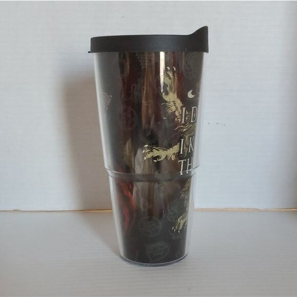 Tervis Game of Thrones Tumbler Black Gold I Drink and I Know Things 24 Oz 2016 - Picture 4 of 14